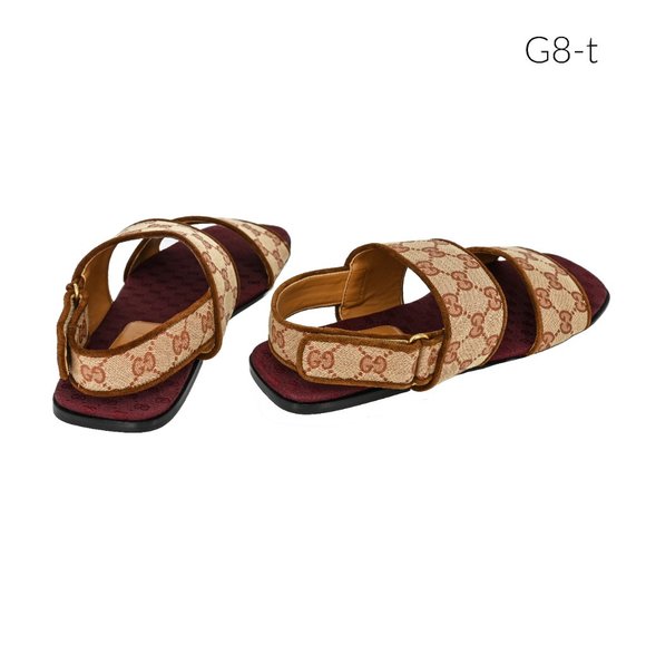 Gucci Men's 574492 Original GG Sandals - Picture 4 of 7